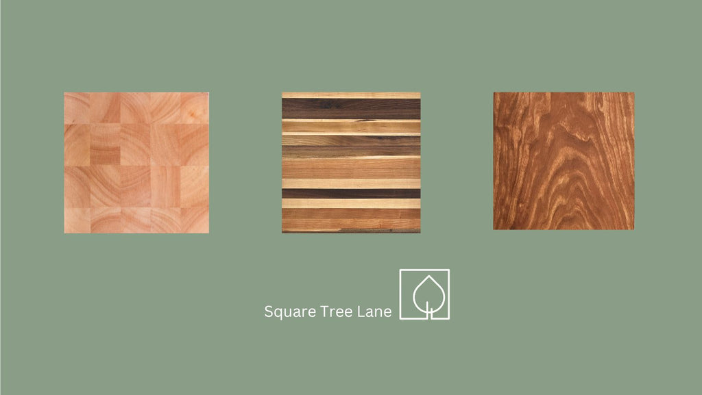 Edge Grain, End Grain, and Face Grain and their differences. 