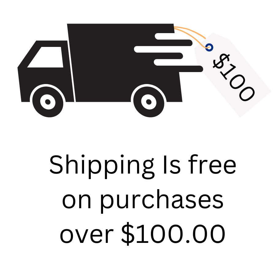 Free shipping on purchases over $100.00