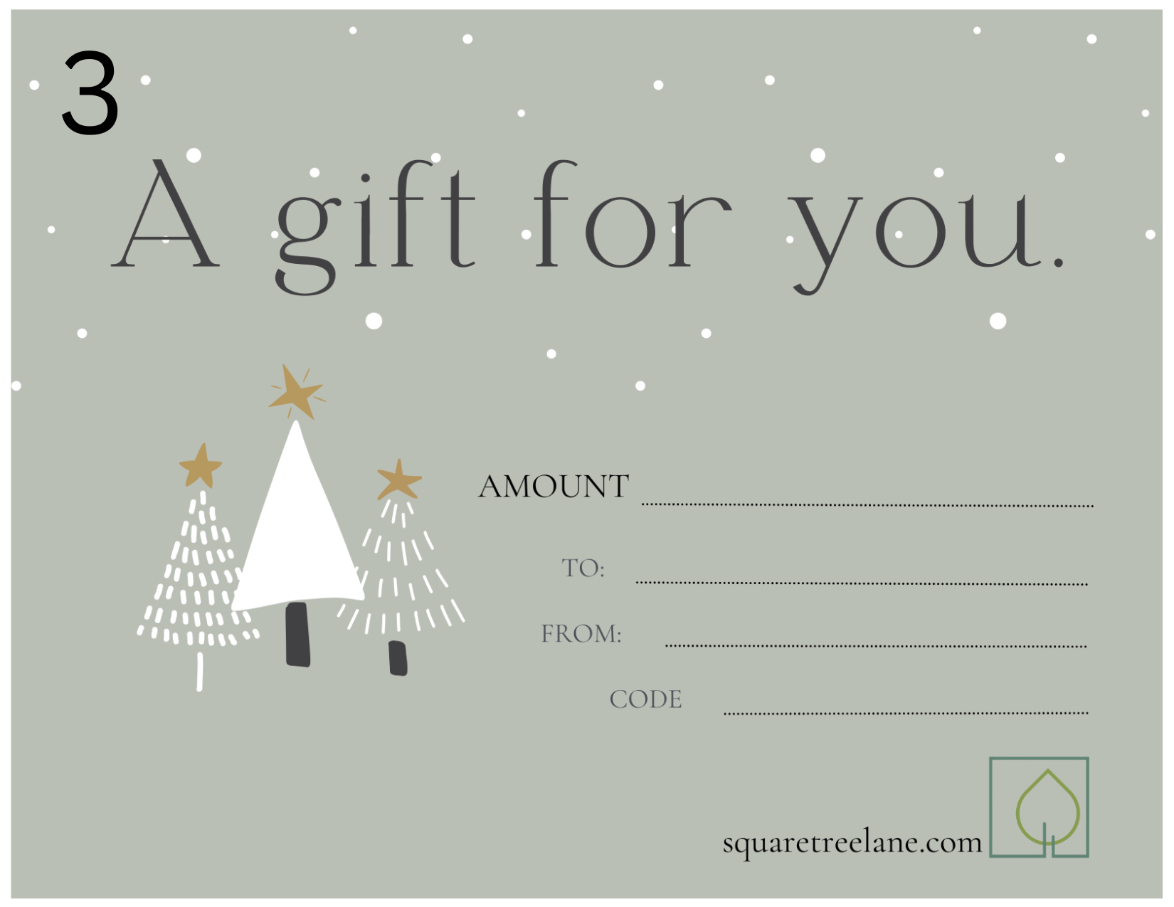 Square Tree Lane Gift Cards