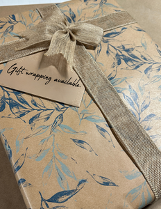 GIFTWRAPPING AVAILABLE AT REQUEST