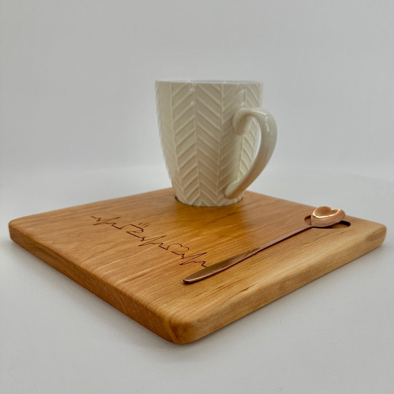 Mini Café Board in Cherry Hardwood