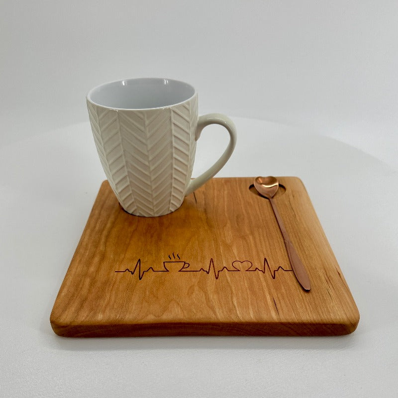 Mini Café Board in Cherry Hardwood