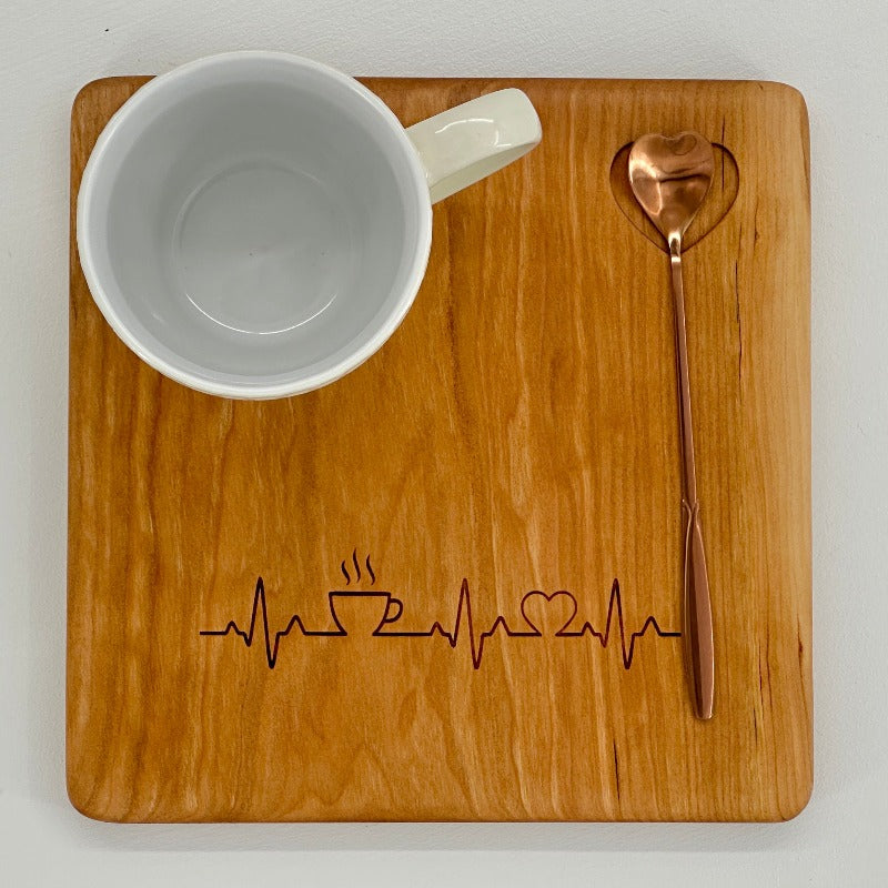 Mini Café Board in Cherry Hardwood