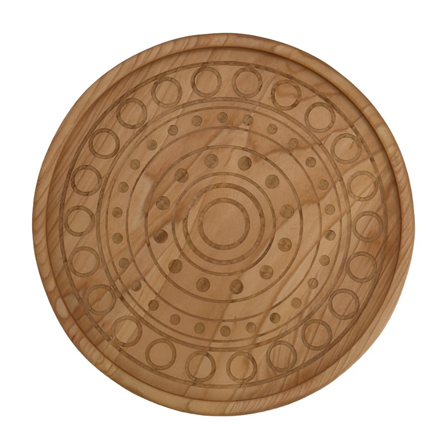 Mandala Charcuterie Tray in Maple