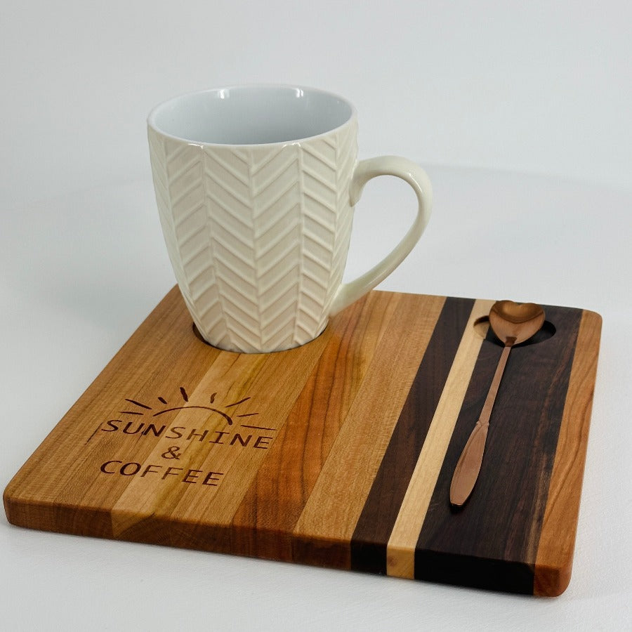 Mini Café Board in Cherry, Walnut, & Maple Hardwood