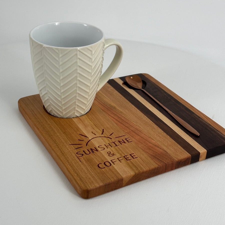 Mini Café Board in Cherry, Walnut, & Maple Hardwood