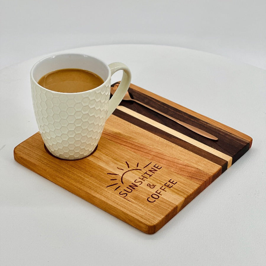 Mini Café Board in Cherry, Walnut, & Maple Hardwood