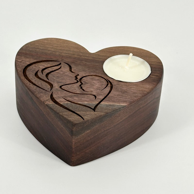 Heart Candle For New Mom or Mother To Be