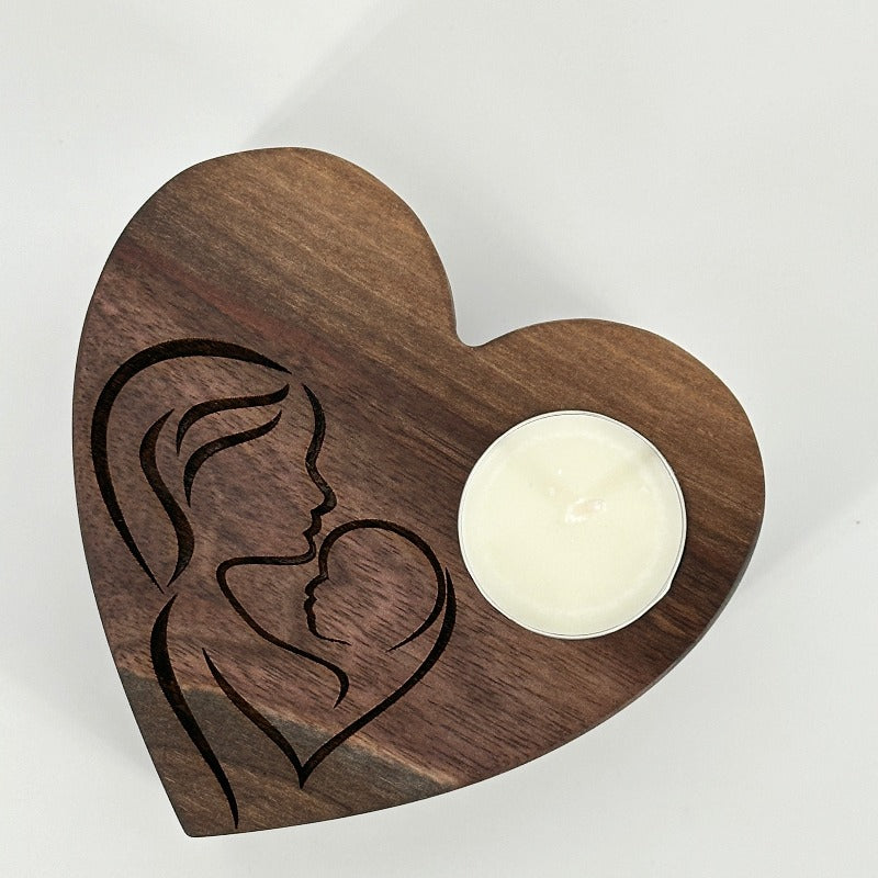 Heart Candle For New Mom or Mother To Be