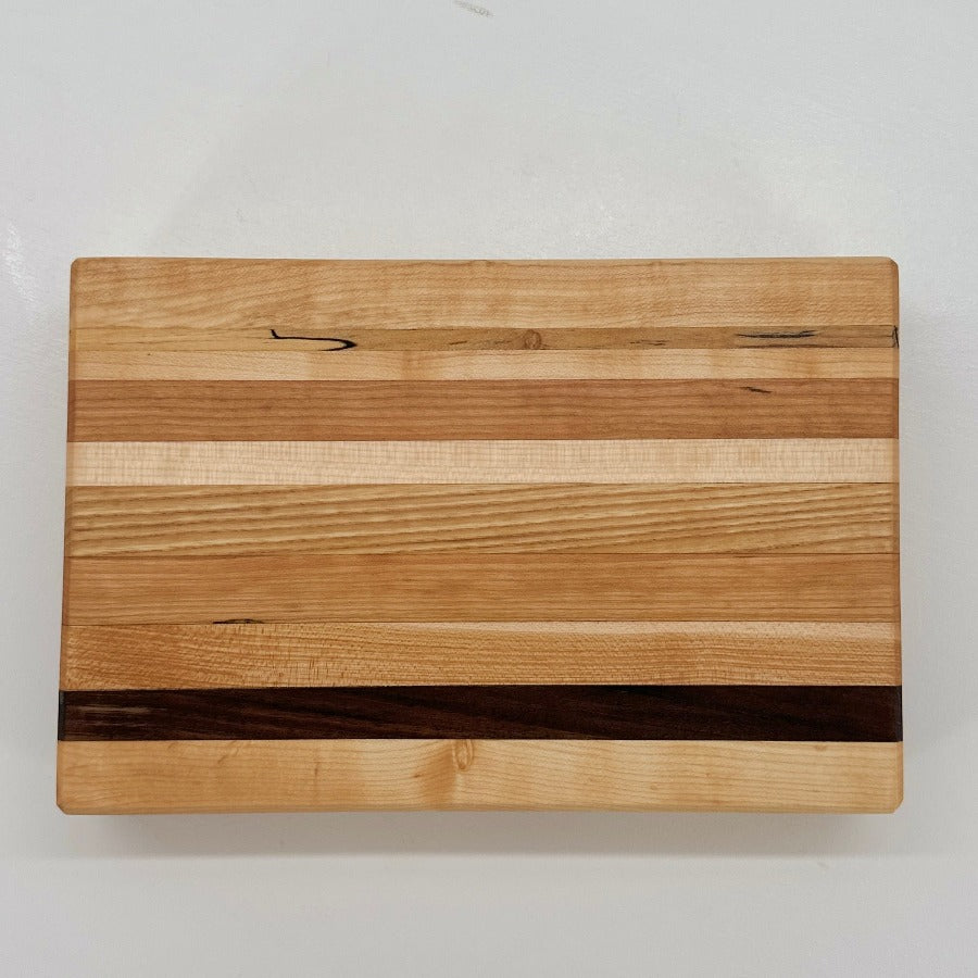 Maple, Walnut, & Cherry Hardwood Cutting Board