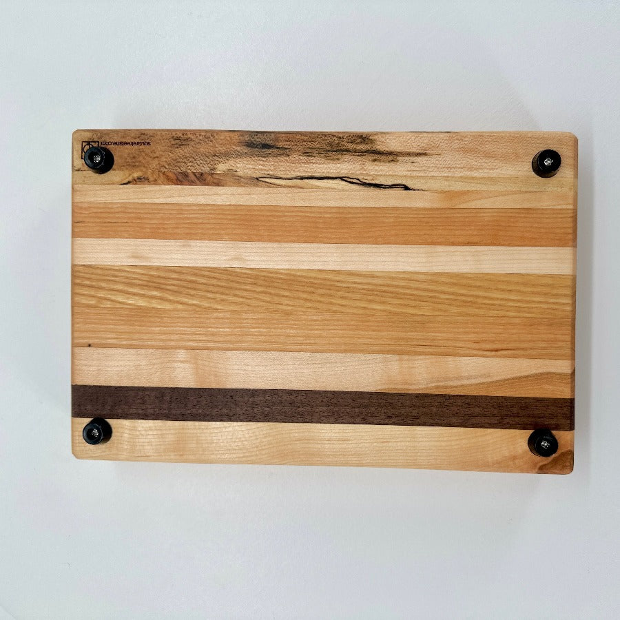 Maple, Walnut, & Cherry Hardwood Cutting Board