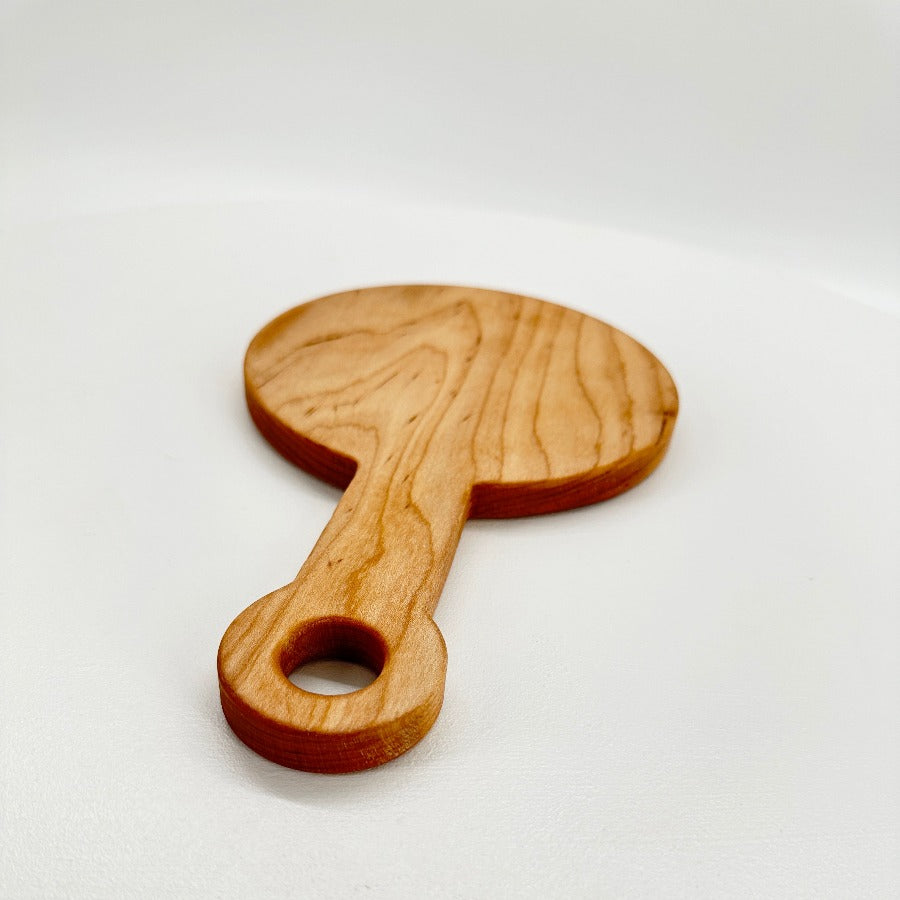 Paddle Style Cherry Hardwood Cheese Board