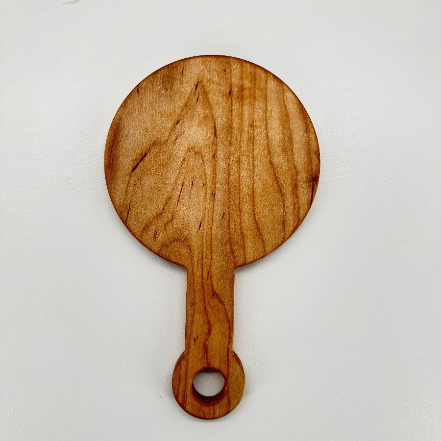 Paddle Style Cherry Hardwood Cheese Board