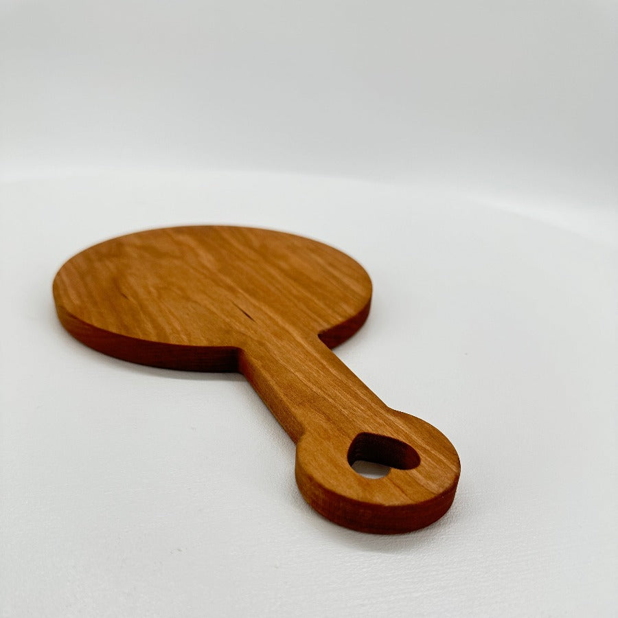 Paddle Style Cherry Hardwood Cheese Board