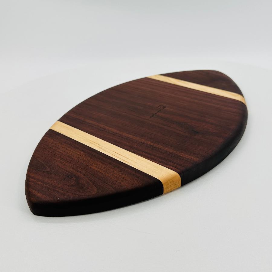 WALNUT AND MAPLE FOOTBALL BOARD