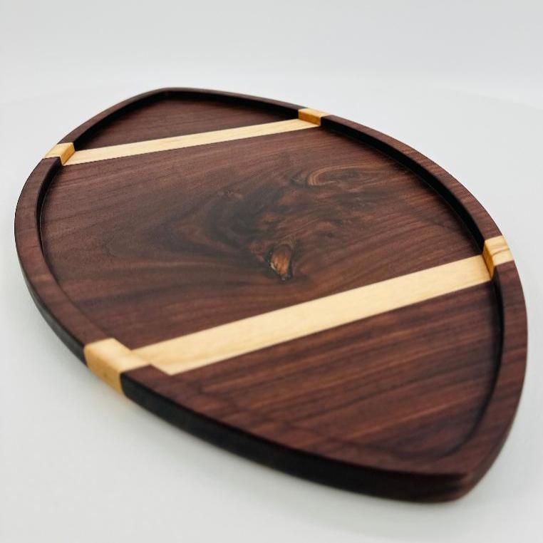 WALNUT AND MAPLE FOOTBALL BOARD (DISCOUNT)