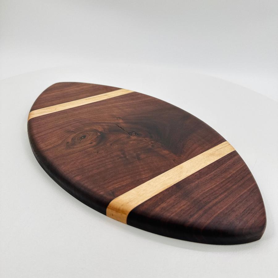 WALNUT AND MAPLE FOOTBALL BOARD (DISCOUNT)