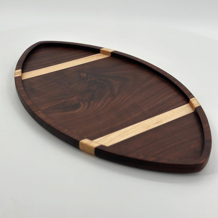 WALNUT AND MAPLE FOOTBALL BOARD (DISCOUNT)