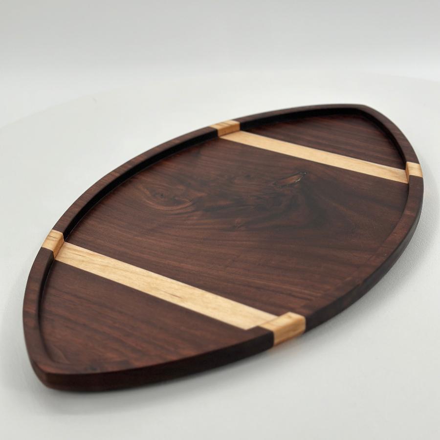 WALNUT AND MAPLE FOOTBALL BOARD (DISCOUNT)