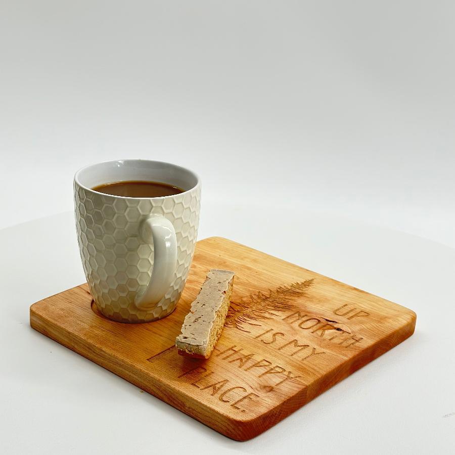 Mini Café Board in Cherry Hardwood