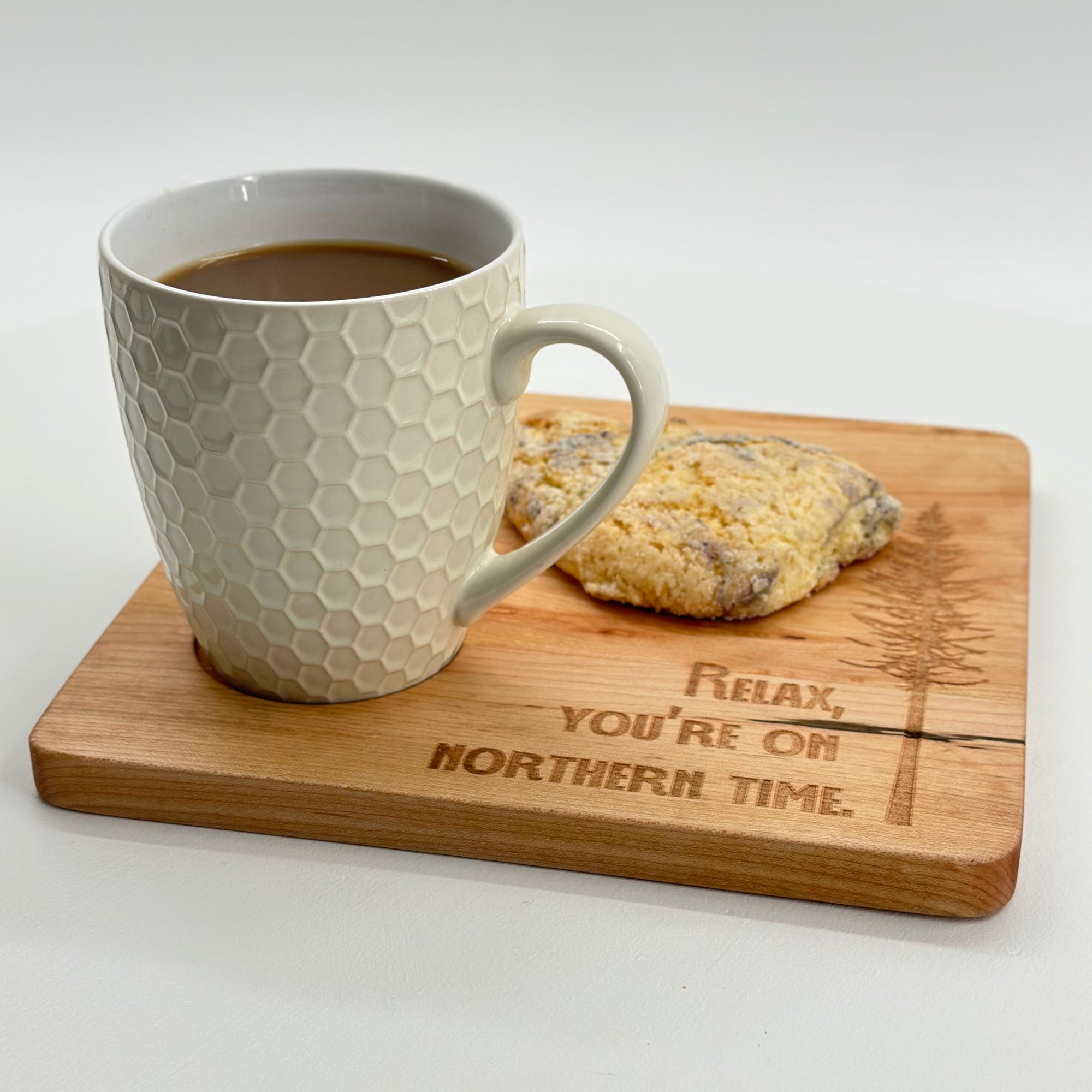 Mini Café Board in Cherry Hardwood