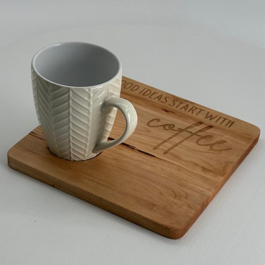 Mini Café Board in Maple Hardwood