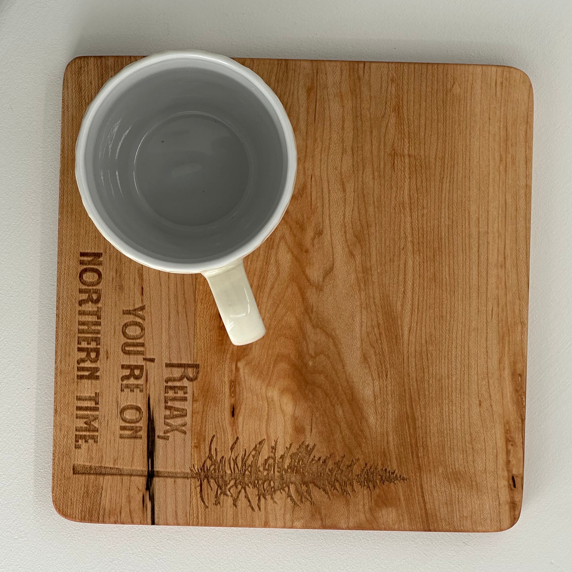 Mini Café Board in Cherry Hardwood