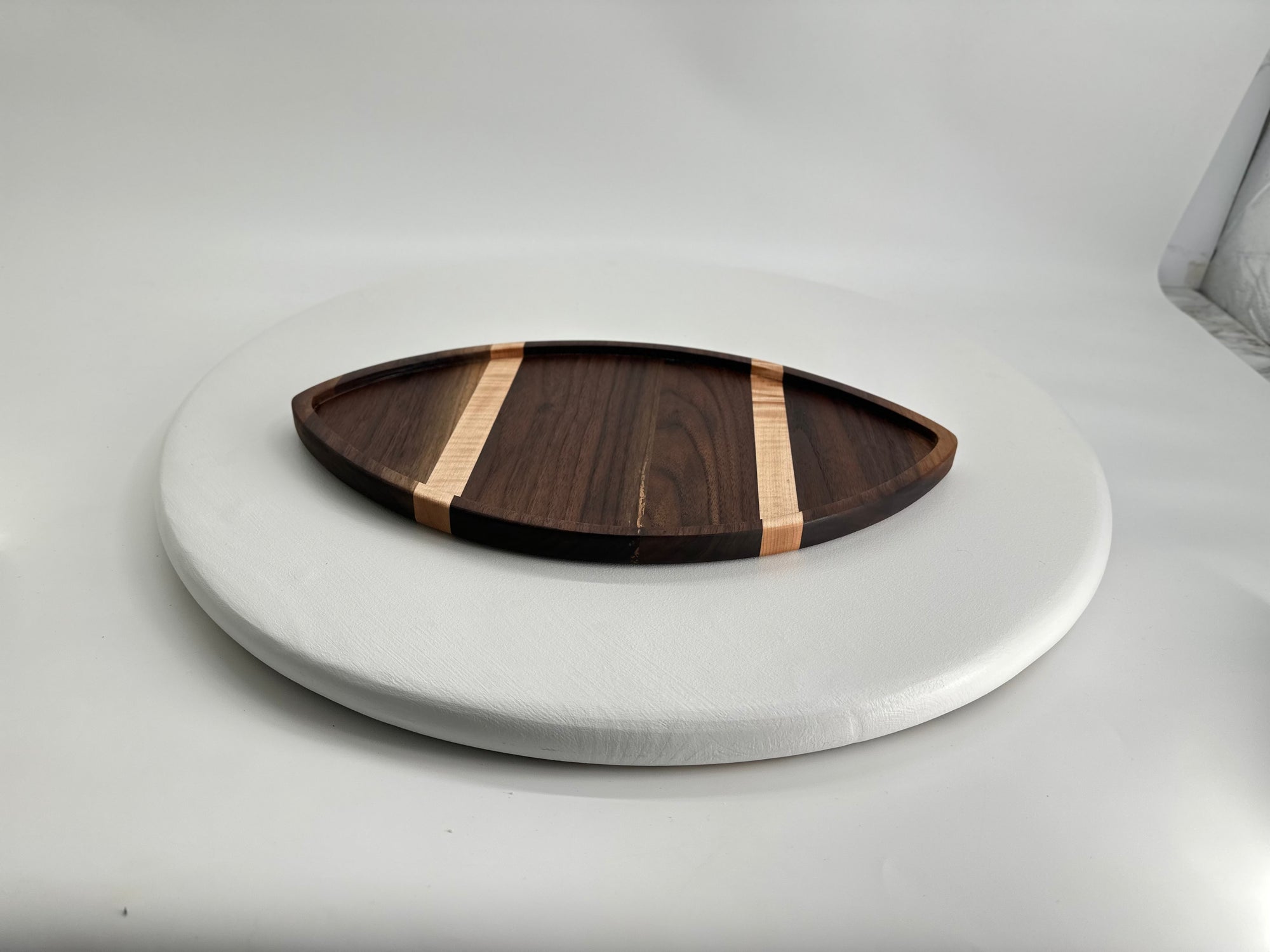 WALNUT AND MAPLE FOOTBALL BOARD (DISCOUNT)