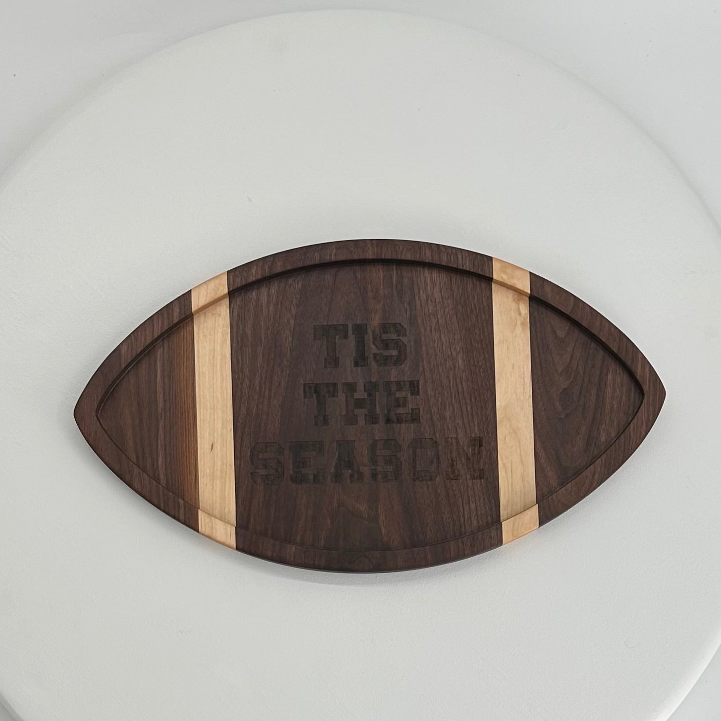 Pre-Engraved "TIS THE SEASON" Football Board