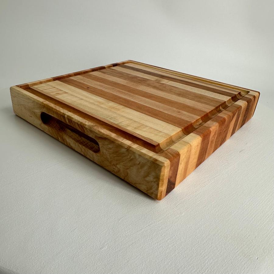 12 Inch Cherry Block And Paddle (Introductory Price)