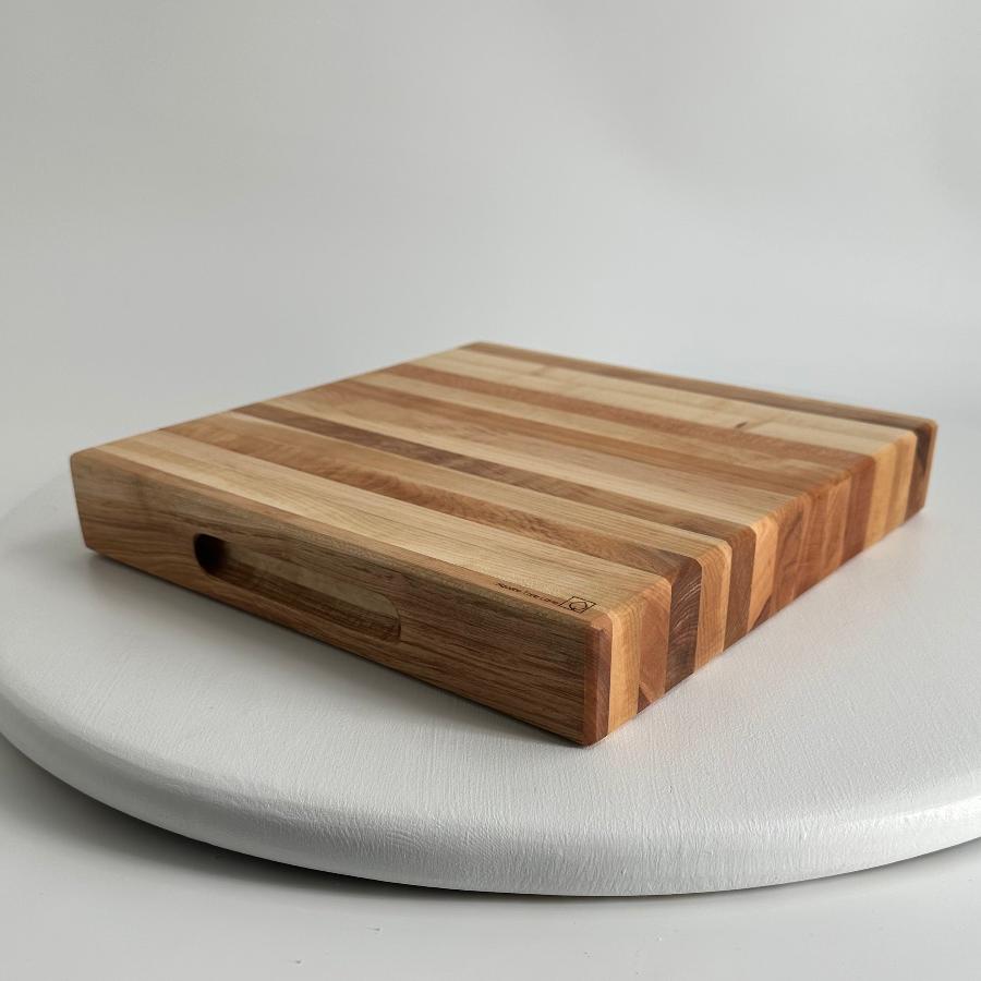 12 Inch Cherry Block And Paddle (Introductory Price)