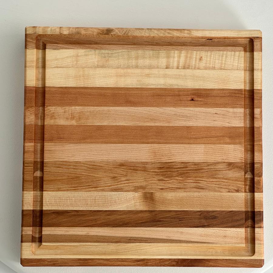 12 Inch Cherry Block And Paddle (Introductory Price)