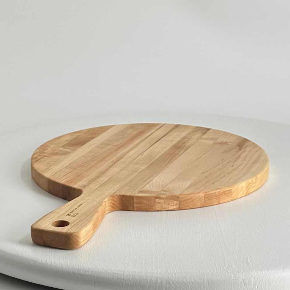 12 Inch Cherry Block And Paddle (Introductory Price)