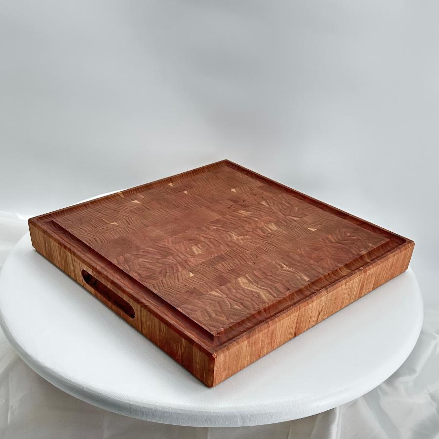 Solid Cherry End Grain Cutting Block