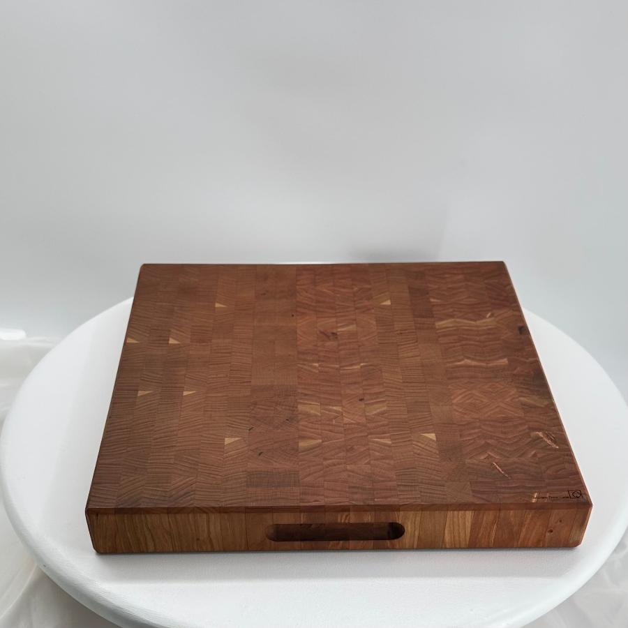 Solid Cherry End Grain Cutting Block