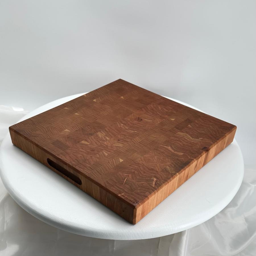 Solid Cherry End Grain Cutting Block