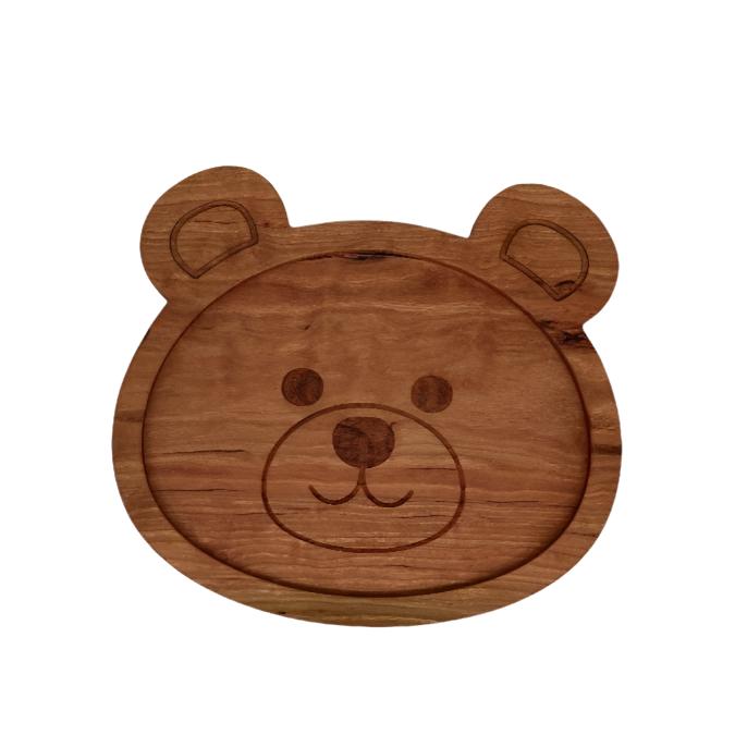 Cherry Teddy Bear Plate