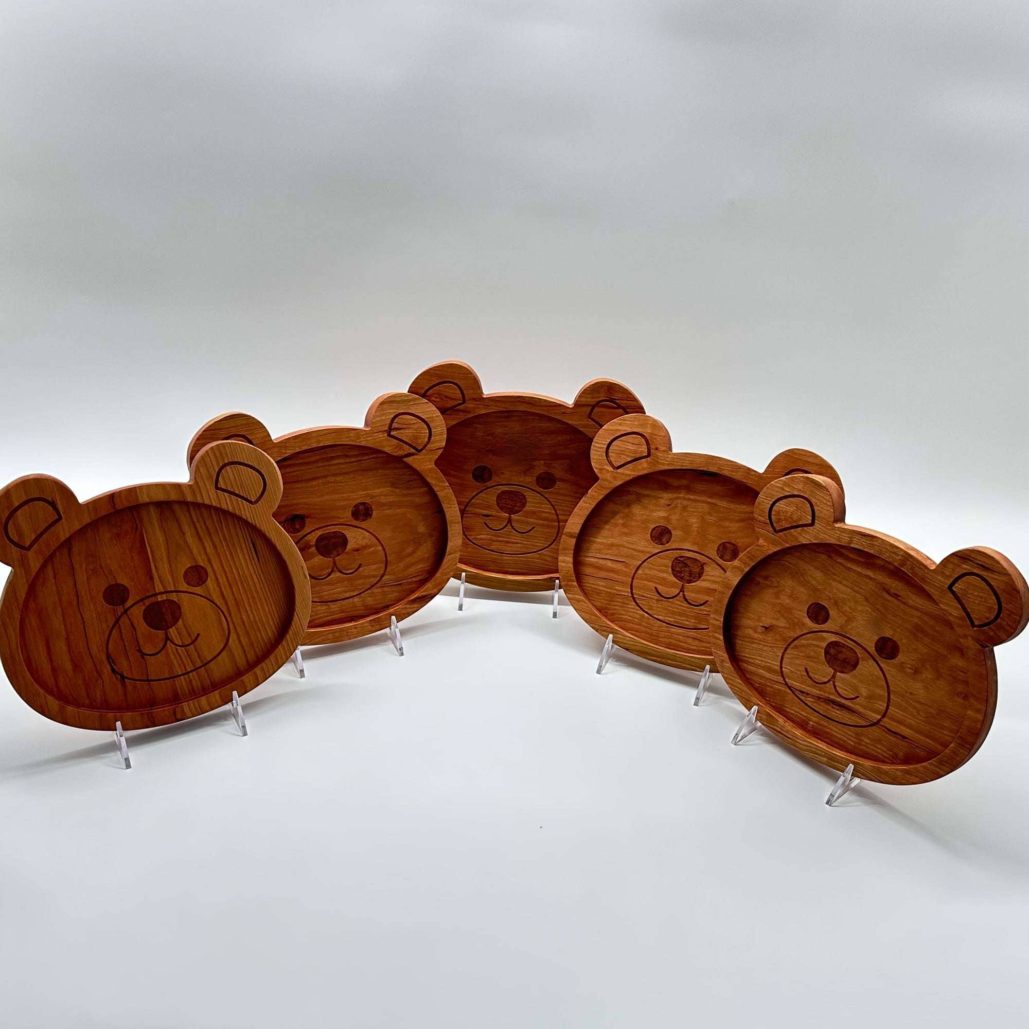 Cherry Teddy Bear Plate