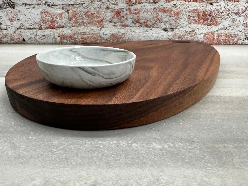 Organic Charcuterie Tray with Dipping Bowl