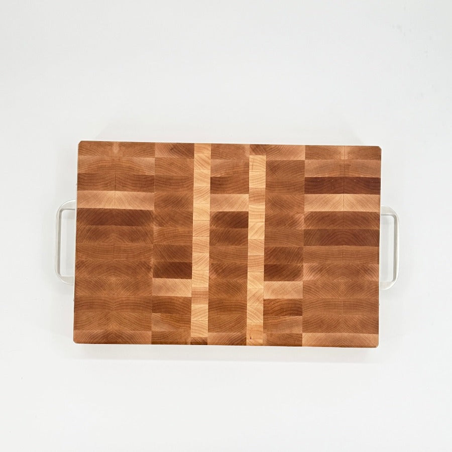 Maple End Grain with Handles