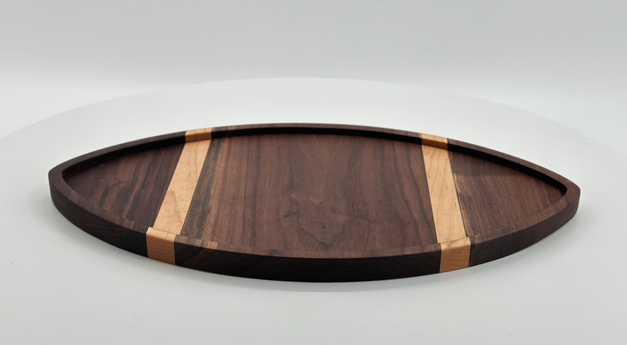 WALNUT AND MAPLE FOOTBALL BOARD