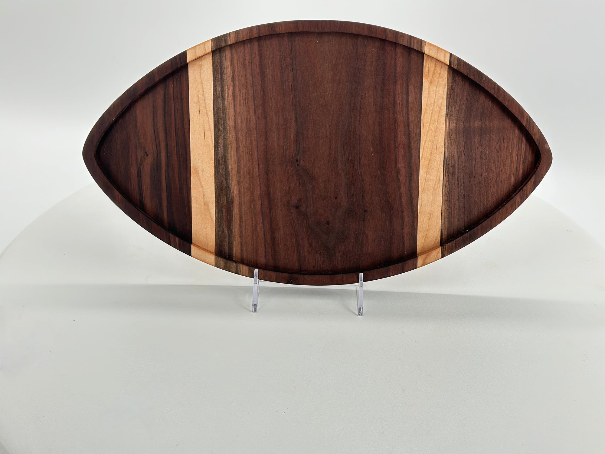 WALNUT AND MAPLE FOOTBALL BOARD