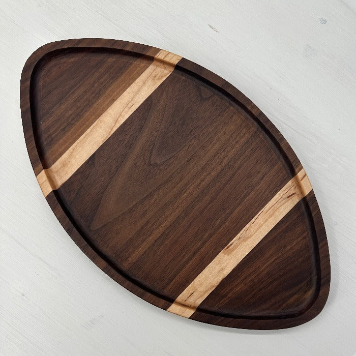 WALNUT AND MAPLE FOOTBALL BOARD