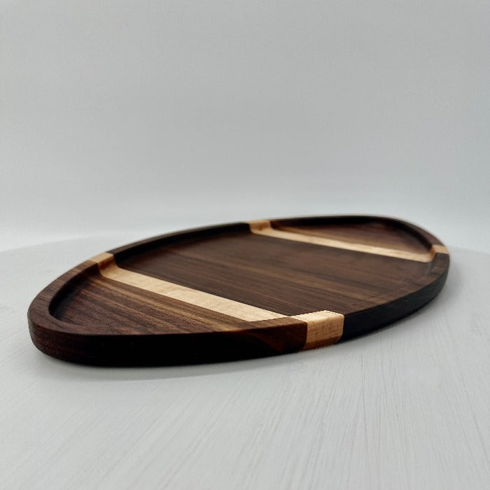 WALNUT AND MAPLE FOOTBALL BOARD