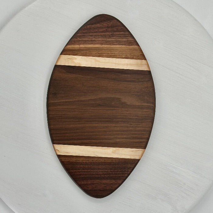 WALNUT AND MAPLE FOOTBALL BOARD