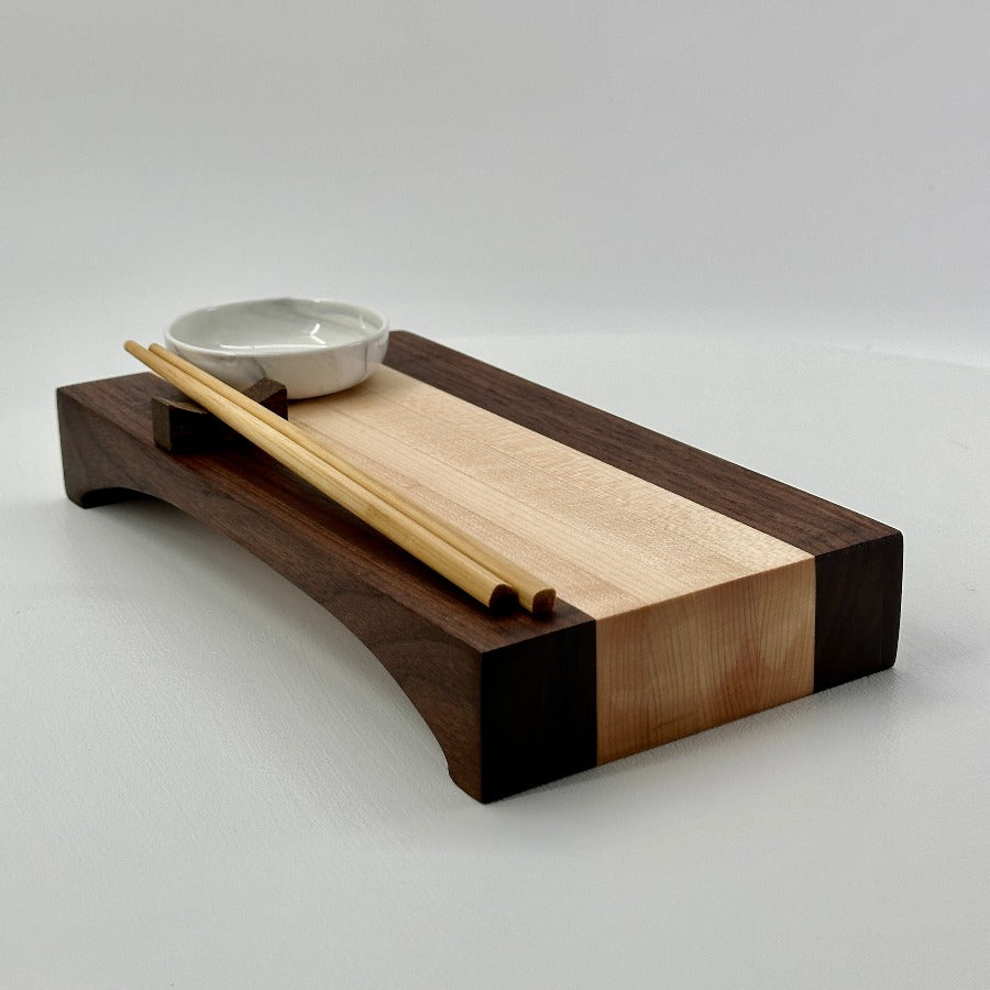 Walnut Maple Sushi Board