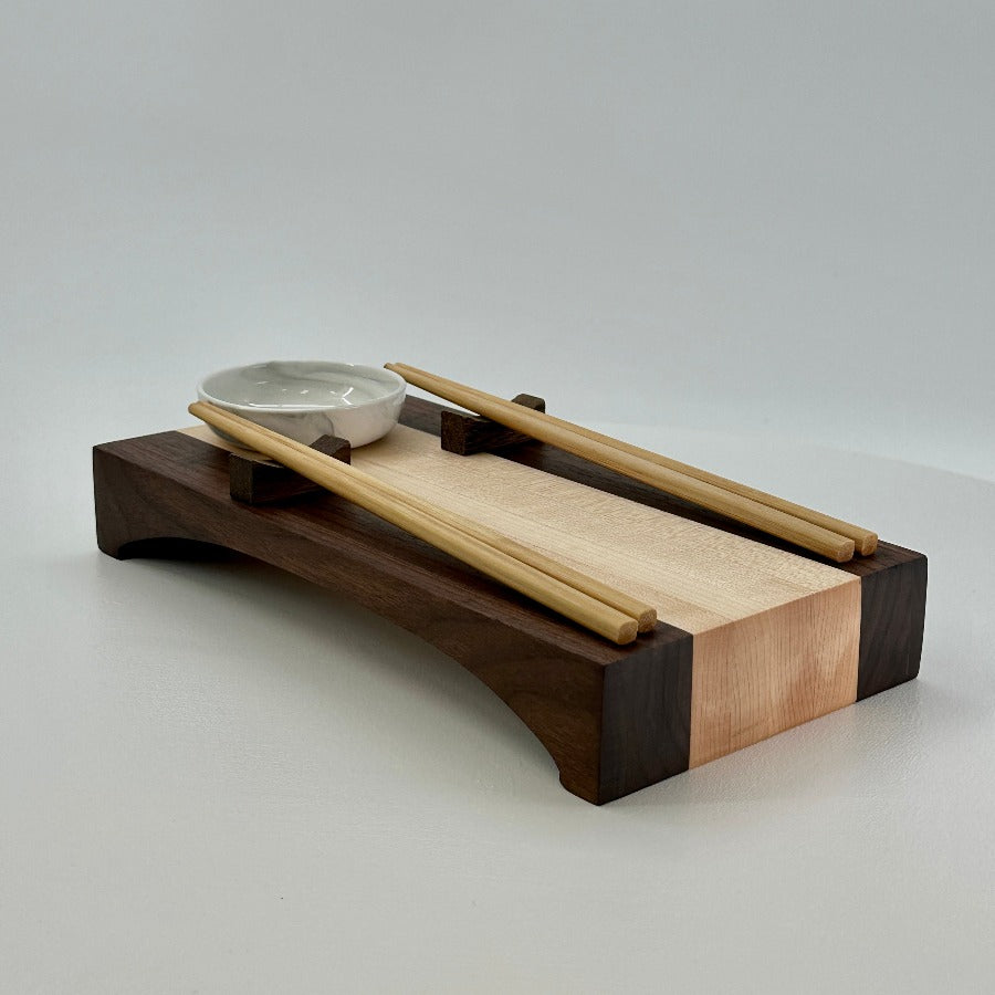 Walnut Maple Sushi Board