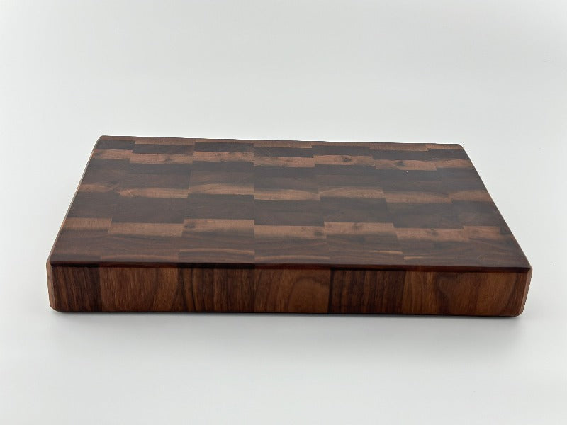 Walnut End Grain Cutting Block Countertop Companion