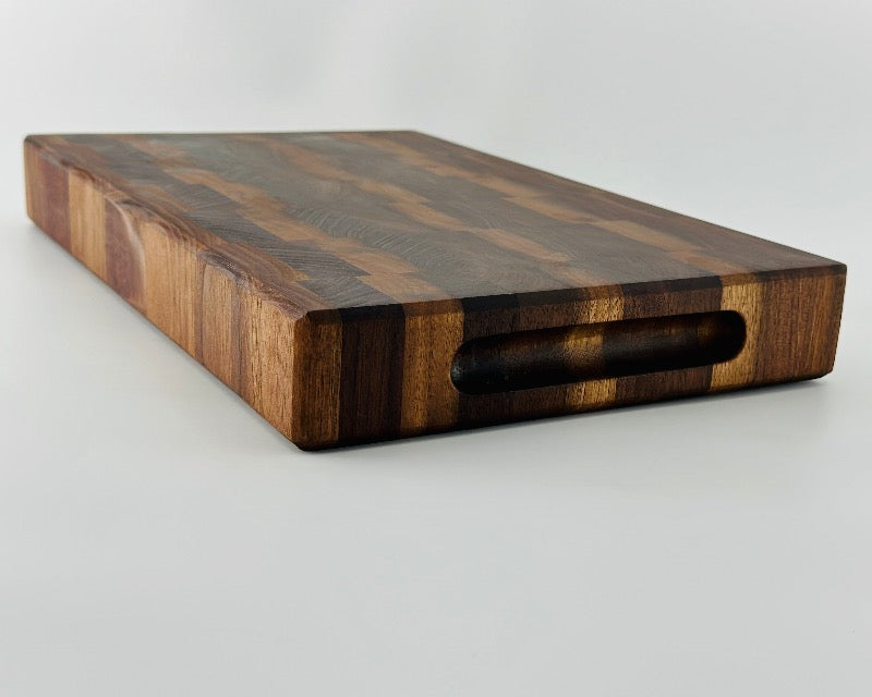 Walnut End Grain Cutting Block Countertop Companion