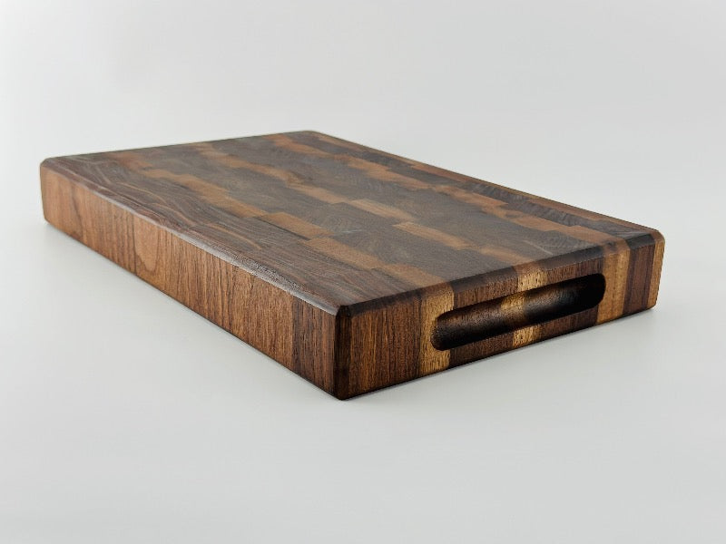 Walnut End Grain Cutting Block Countertop Companion